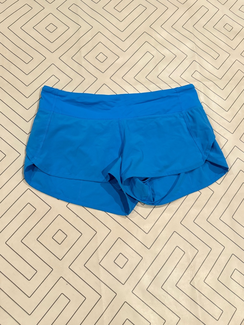Lululemon Bright Blue Speed Shorts